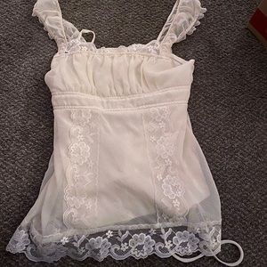 HeartSoul laced flower tank top